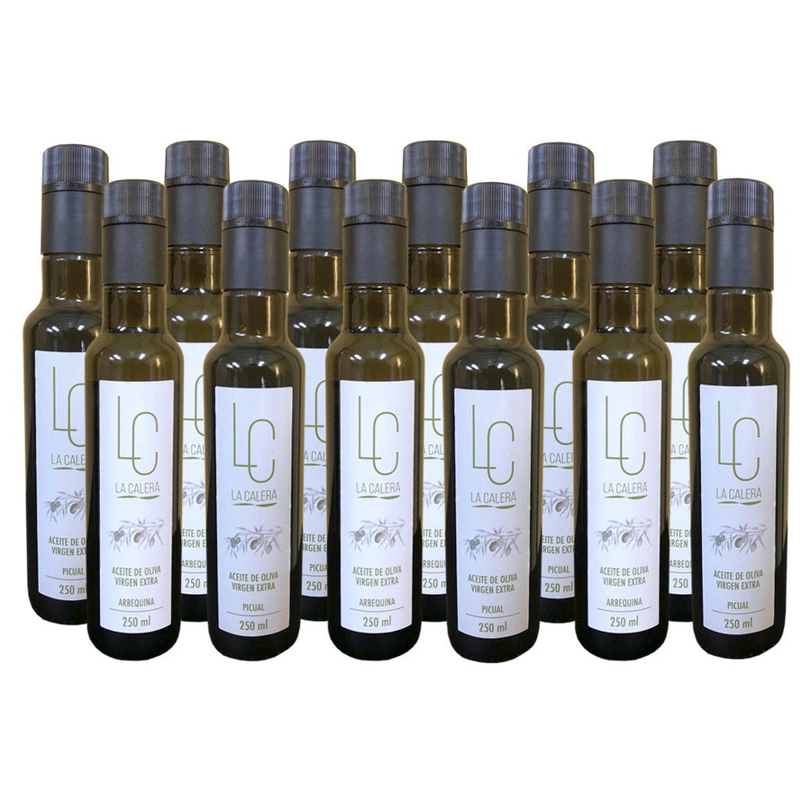 Aceite de oliva virgen extra ARBEQUINA y PICUAL (250ml) - LA CALERA